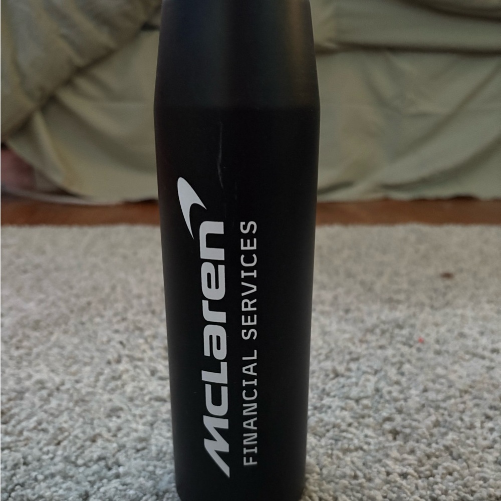 McLaren Black Water Bottle